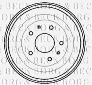 Тормозный барабан BORG & BECK BBR7193