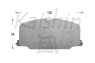 Комплект тормозных колодок KAISHIN D2065