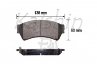 Комплект тормозных колодок KAISHIN D3146