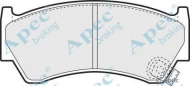 Комплект тормозных колодок APEC braking PAD1139