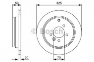 Тормозной диск BOSCH 0 986 479 375