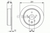 Тормозной диск BOSCH 0 986 479 657