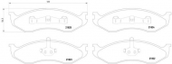 Комплект тормозных колодок HELLA PAGID 8DB 355 008-231