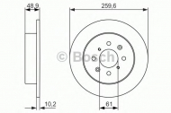 Тормозной диск BOSCH 0 986 479 928