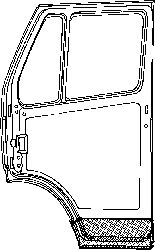 Дверь VAN WEZEL 3070271