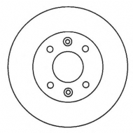 Тормозной диск BENDIX 561336B