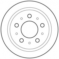 Тормозной диск BENDIX 562629BC