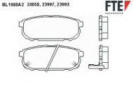 Комплект тормозных колодок FTE BL1980A2