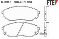 Комплект тормозных колодок FTE BL1979A2