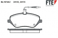 Комплект тормозных колодок FTE BL1974A2