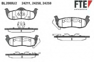 Комплект тормозных колодок FTE BL2000U2