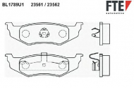 Комплект тормозных колодок FTE BL1789U1