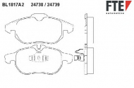 Комплект тормозных колодок FTE BL1817A2