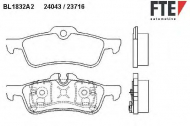 Комплект тормозных колодок FTE BL1832A2