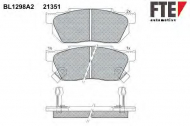 Комплект тормозных колодок FTE BL1298A2