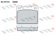 Комплект тормозных колодок FTE BL1017A1