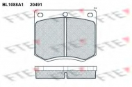 Комплект тормозных колодок FTE BL1088A1