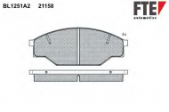 Комплект тормозных колодок FTE BL1251A2
