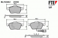 Комплект тормозных колодок FTE BL1524A2