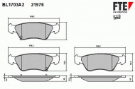 Комплект тормозных колодок FTE BL1703A2