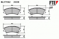 Комплект тормозных колодок FTE BL1711A2