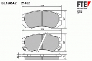 Комплект тормозных колодок FTE BL1505A2