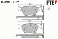 Комплект тормозных колодок FTE BL1470A2