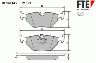 Комплект тормозных колодок FTE BL1471A2