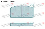 Комплект тормозных колодок FTE BL1072A1