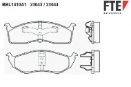 Комплект тормозных колодок FTE BL1410A1
