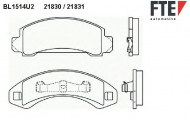 Комплект тормозных колодок FTE BL1514U2