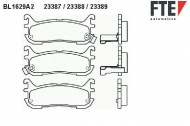 Комплект тормозных колодок FTE BL1629A2