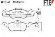 Комплект тормозных колодок FTE BL1665A1