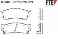 Комплект тормозных колодок FTE BL1851A2