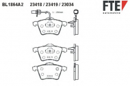 Комплект тормозных колодок FTE BL1864A2