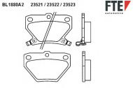 Комплект тормозных колодок FTE BL1880A2