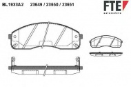 Комплект тормозных колодок FTE BL1933A2