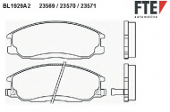 Комплект тормозных колодок FTE BL1929A2
