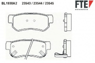 Комплект тормозных колодок FTE BL1930A2