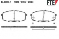 Комплект тормозных колодок FTE BL1935A2