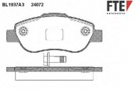 Комплект тормозных колодок FTE BL1937A3