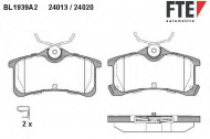 Комплект тормозных колодок FTE BL1939A2