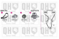 Комплект водяного насоса / зубчатого ремня QUINTON HAZELL QBPK7010