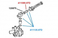 Термостат WAHLER 411135.87D