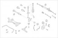 Подвеска колеса DELPHI FORD-17611-F