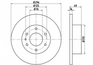 Тормозной диск HELLA 8DD 355 115-511
