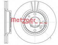 Тормозной диск METZGER 6144.10