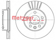 Тормозной диск METZGER 6551.10
