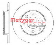 Тормозной диск METZGER 6630.00