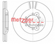 Тормозной диск METZGER 6560.10